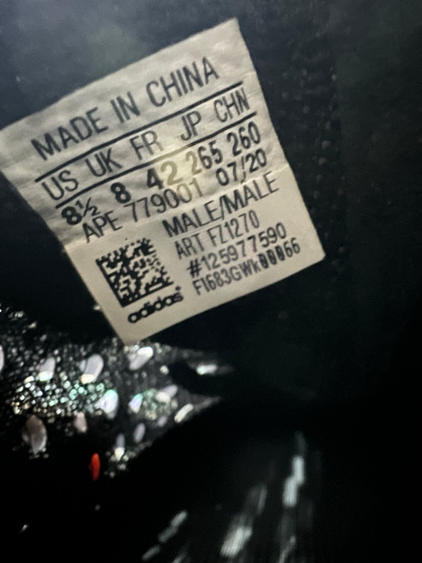 Yeezy Boost 380 'Onyx Non-Reflective' UK 8
