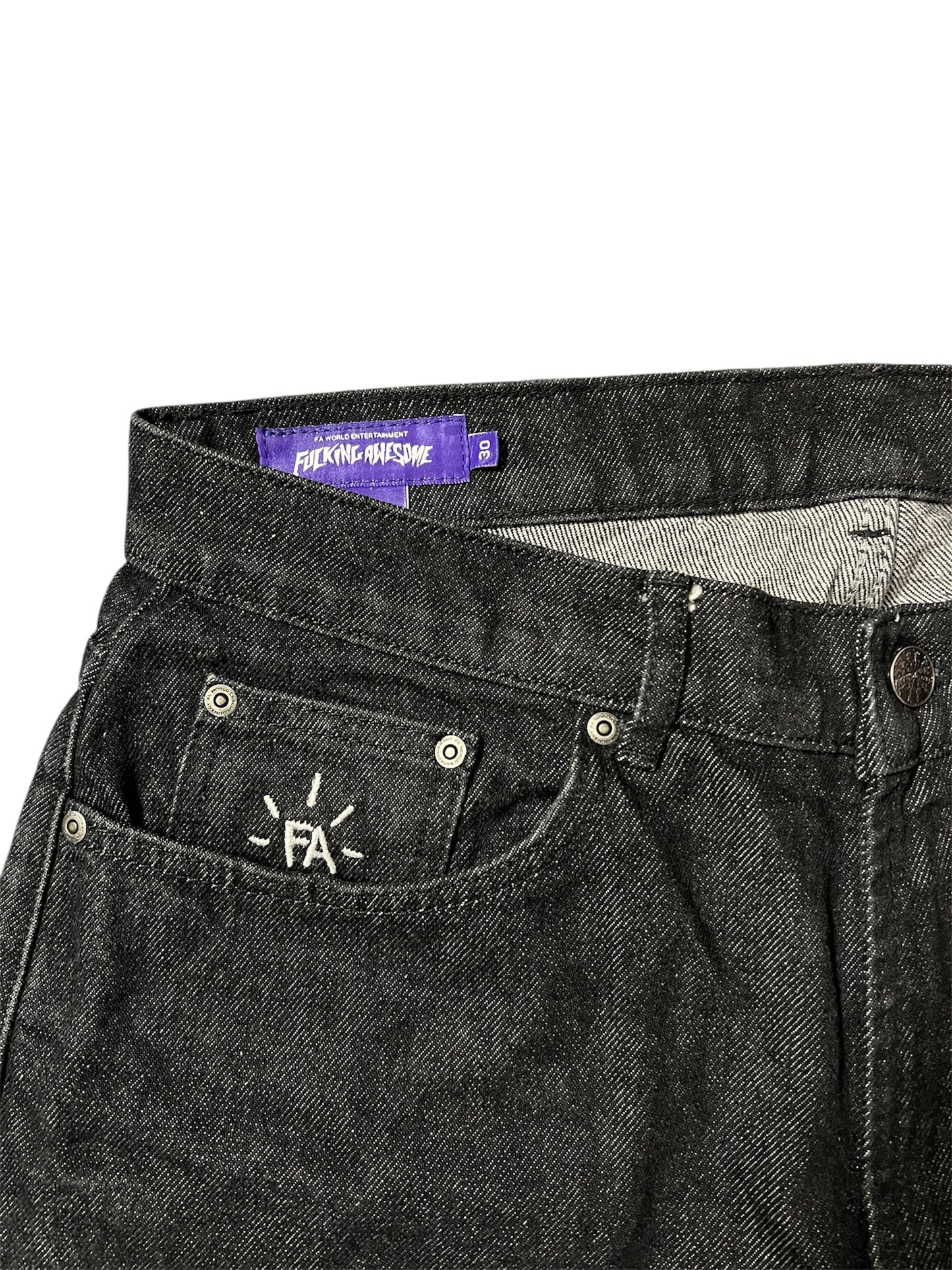 FA (Fucking Awesome) Fecke Baggy Jeans Black