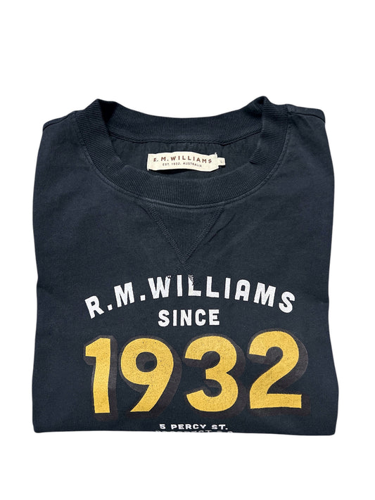 R.M. Williams Australia Black Oversized T-Shirt