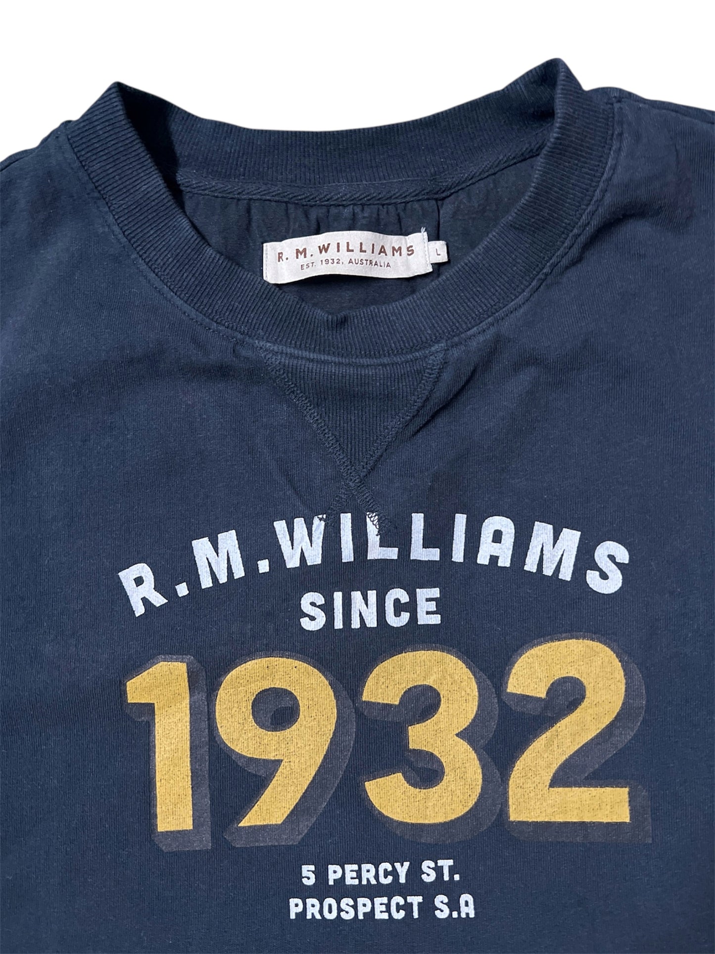 R.M. Williams Australia Black Oversized T-Shirt