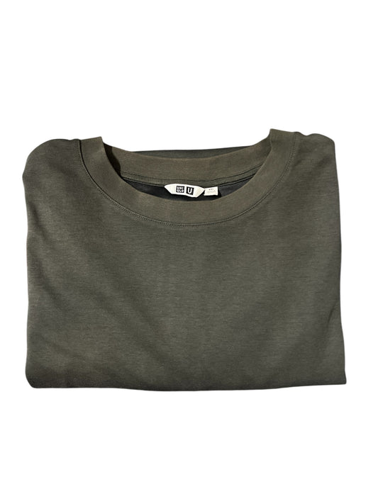 Uniqlo AIRism Cotton Oversized T-Shirt Dark Grey XXL