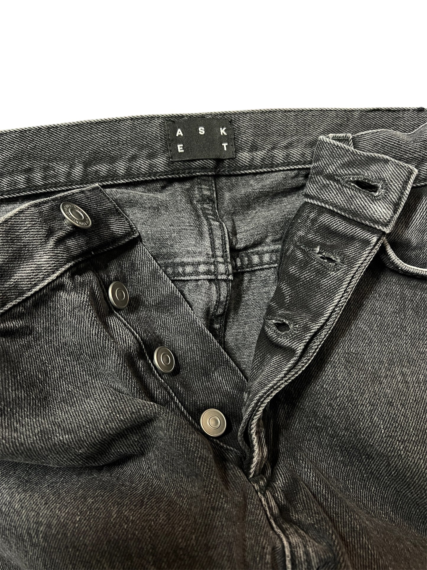 Arket Made in Italy Black Denim Jeans