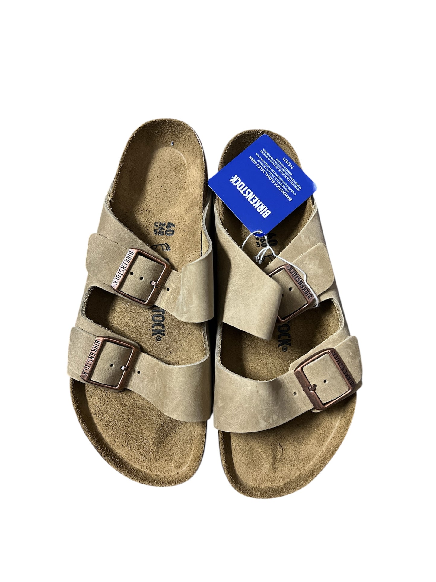 Birkenstock Arizona BS Tabacco Brown Size 40 Unworn