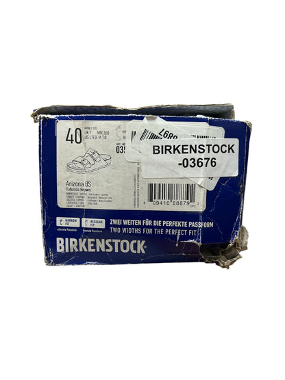 Birkenstock Arizona BS Tabacco Brown Size 40 Unworn