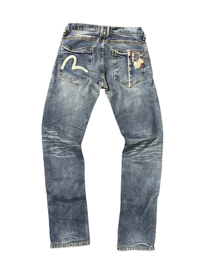 Evisu Japan Skinny Fit Denim Jeans