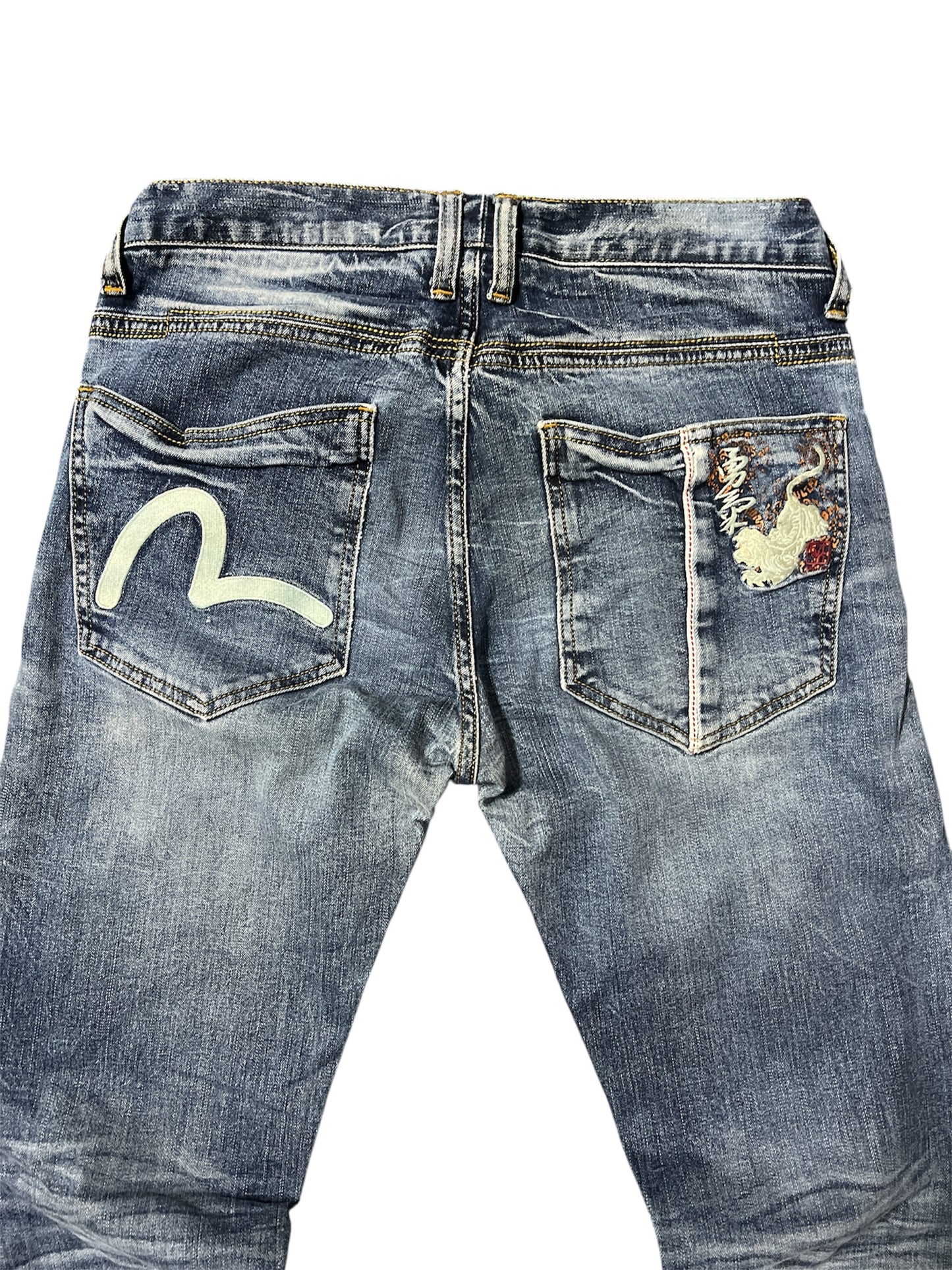 Evisu Japan Skinny Fit Denim Jeans