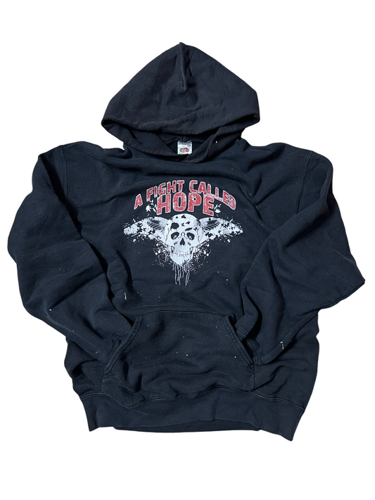 "A Fight Called Hope" Fruit of the Loom Paint Splatter Hoodie