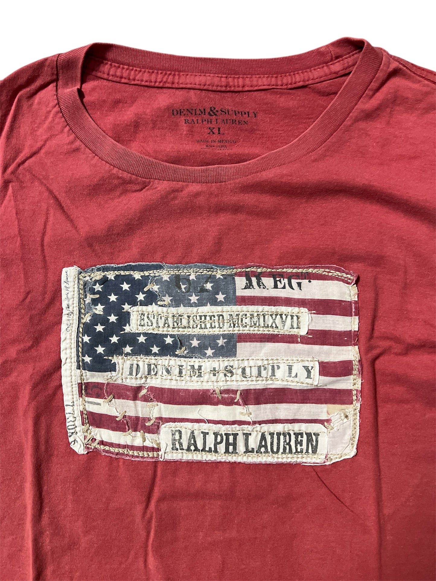 Denim & Supply Ralph Lauren USA Flag T-Shirt