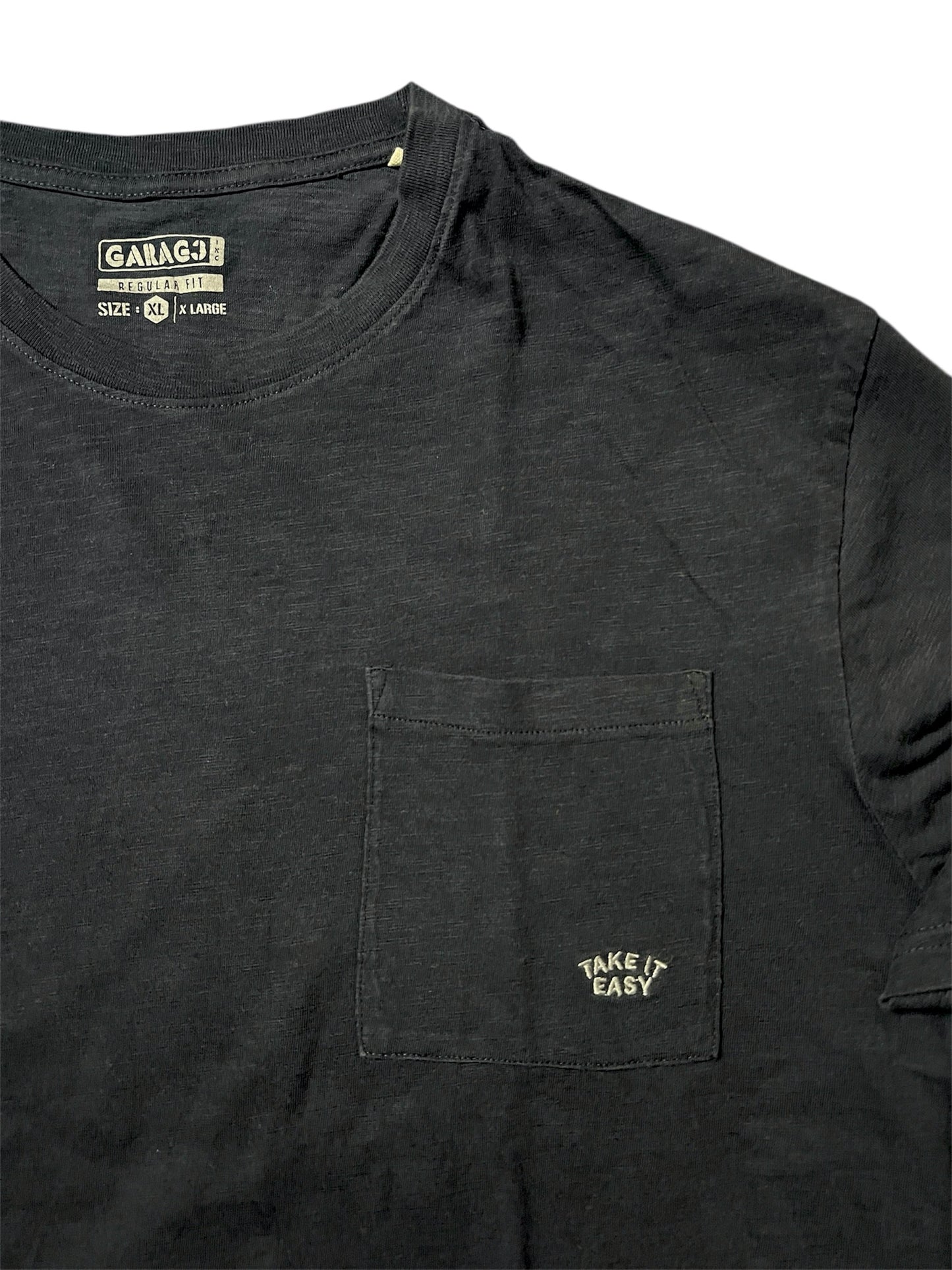 Garage "Take It Easy" Chest Pocket T-Shirt