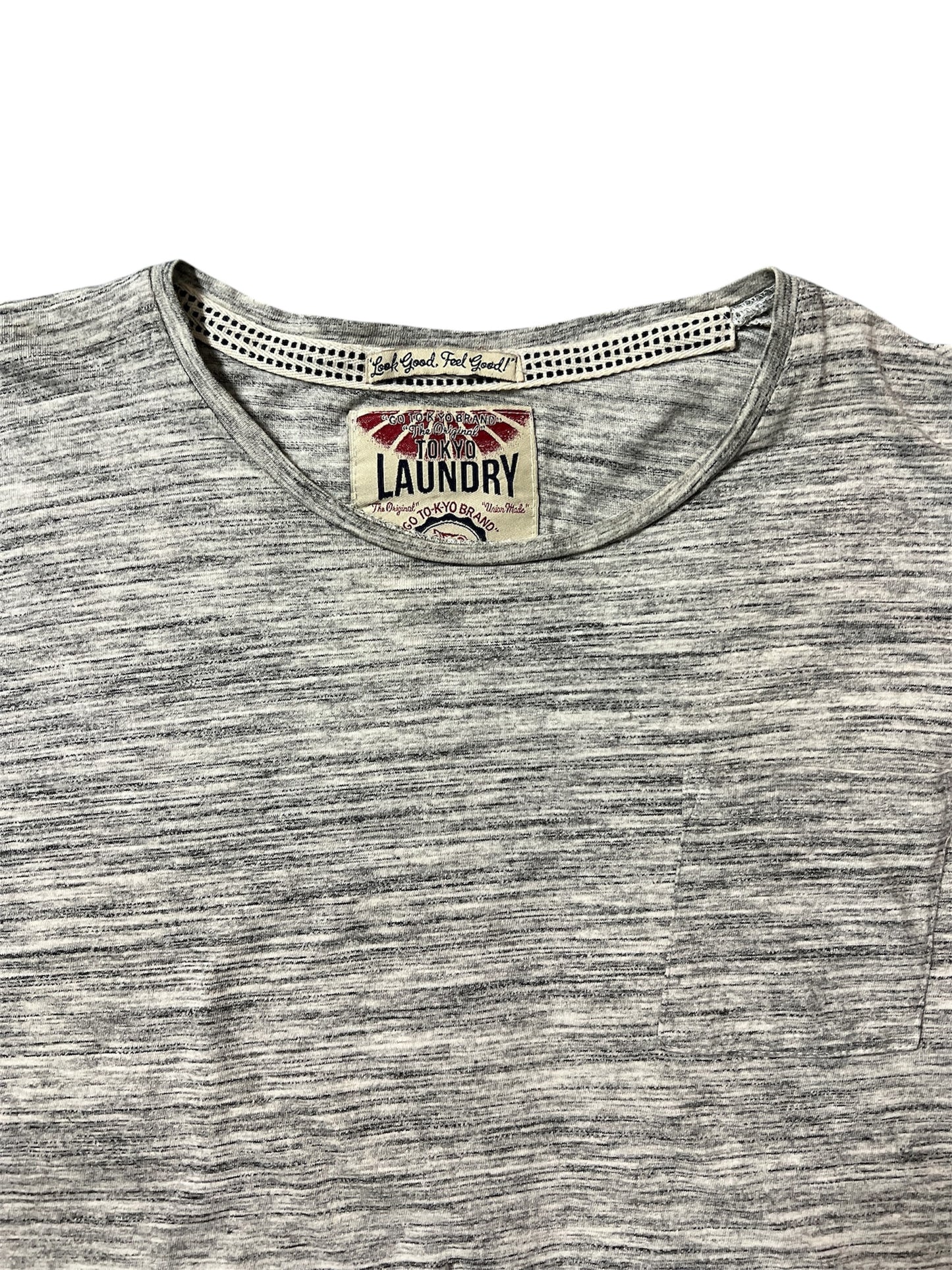 Tokyo Laundry Grey Melange T-Shirt